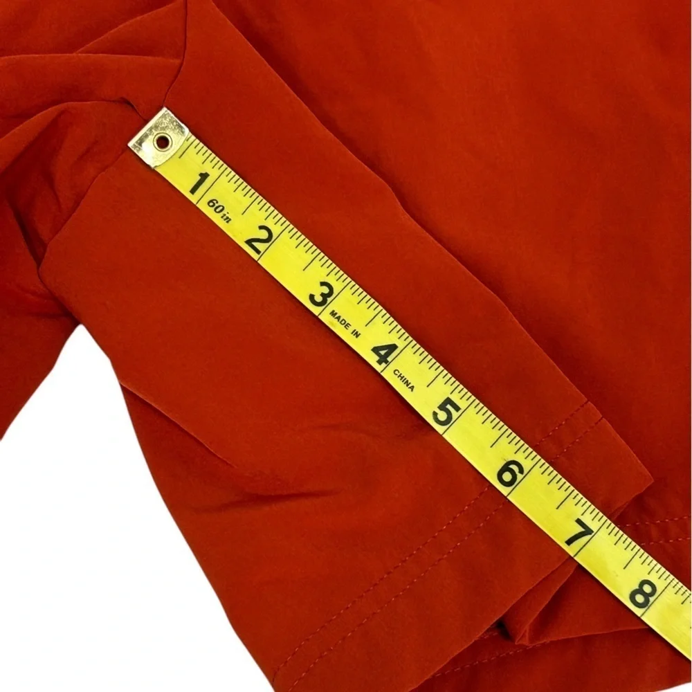 Nike High Rise Woven Shorts Womens M Everyday Modern Loose Fit Burnt Orange